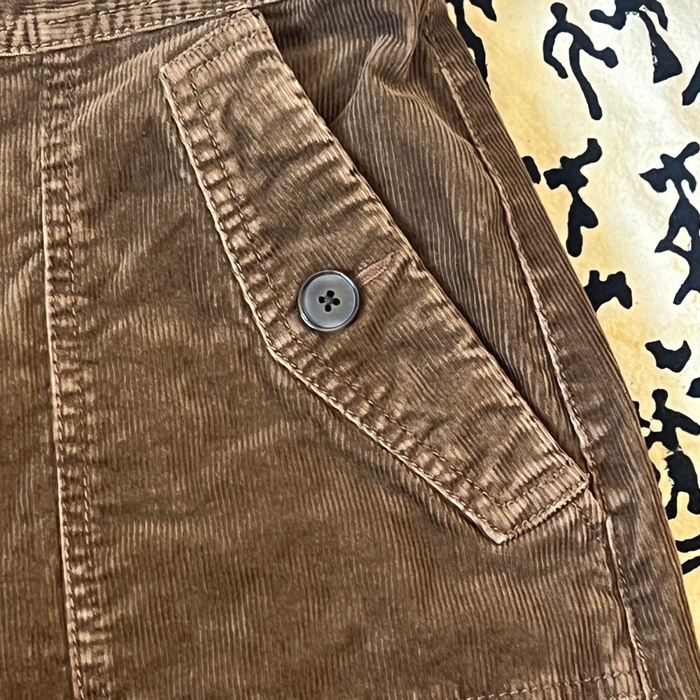 Ann Taylor Loft Brown Cotton/Spandex Corduroy Skirt - Size 2 - Picture 4 of 15